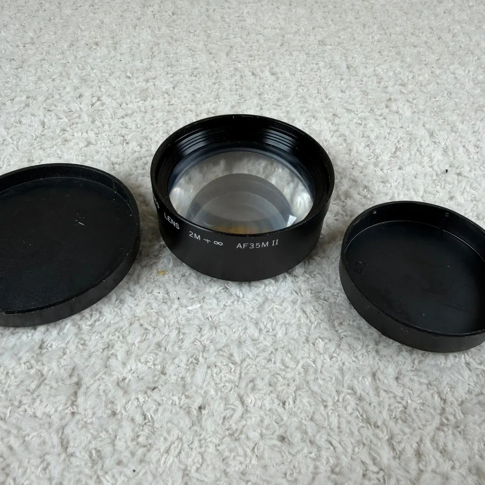 Kalimar AUX TELEPHOTO LENS 2M AF35M‎ II Made in Japan with Caps